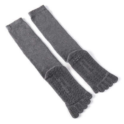 High Tube Five Finger Yoga Pilates Socks