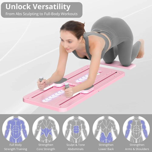 Pink Pilates Home Workout Set