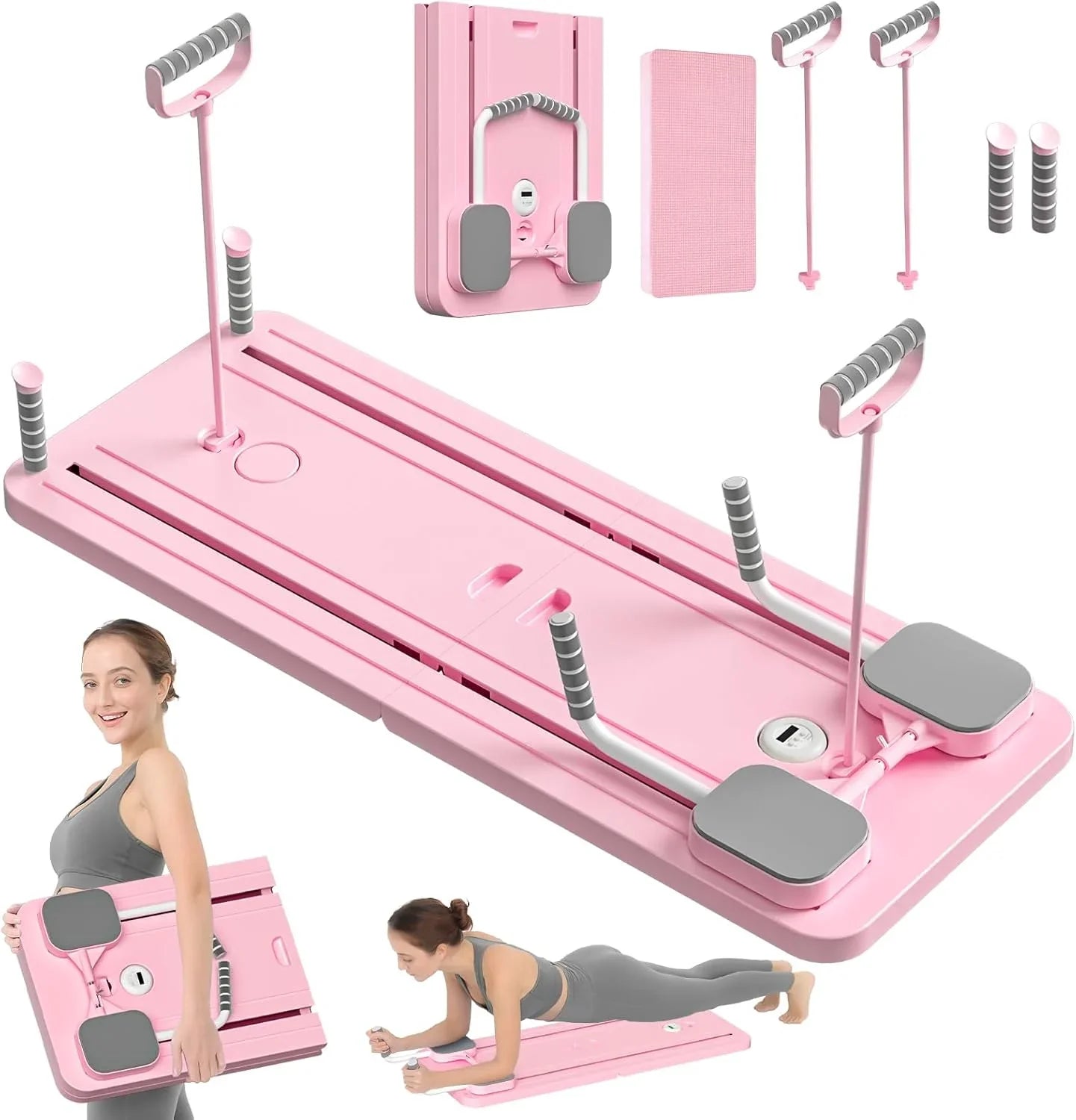 Pink Pilates Home Workout Set