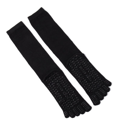High Tube Five Finger Yoga Pilates Socks