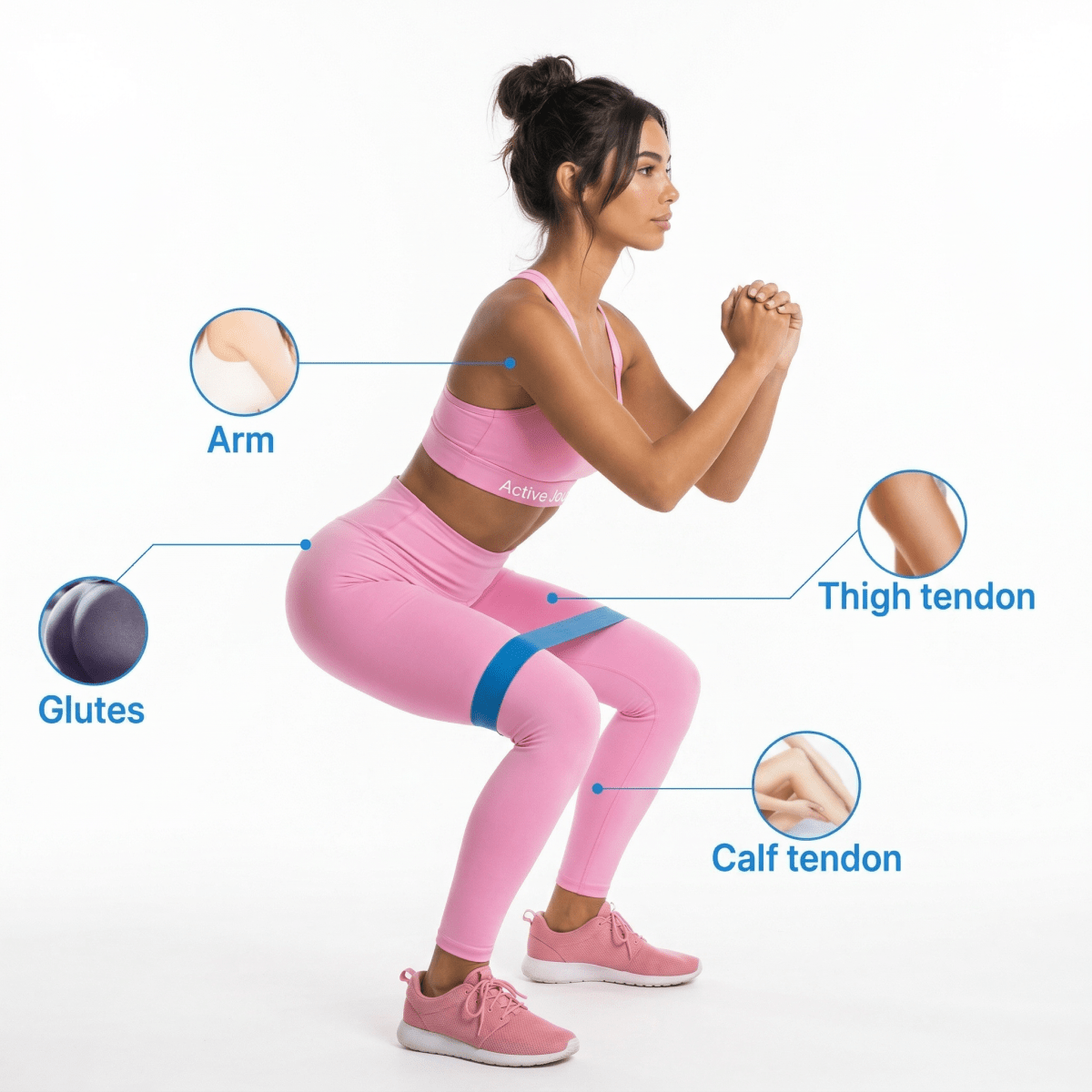 Elastic Booty Resistance Bands - Active Journey