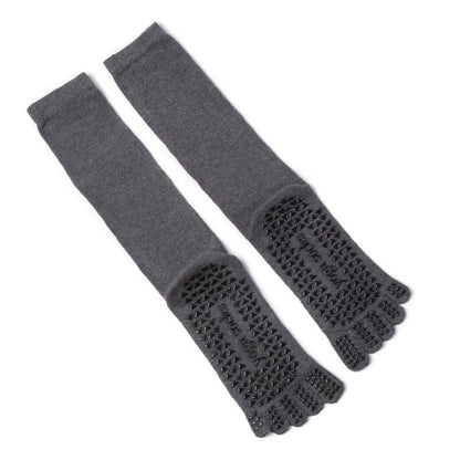 High Tube Five Finger Yoga Pilates Socks - Active Journey
