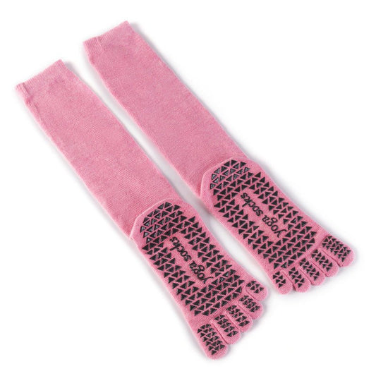 High Tube Five Finger Yoga Pilates Socks - Active Journey