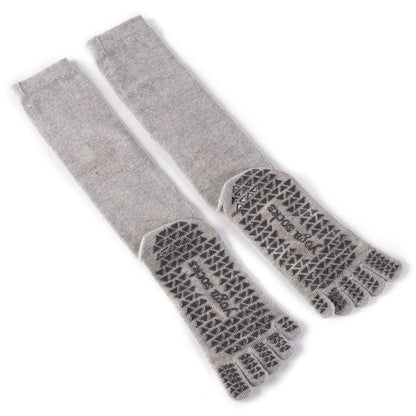 High Tube Five Finger Yoga Pilates Socks - Active Journey