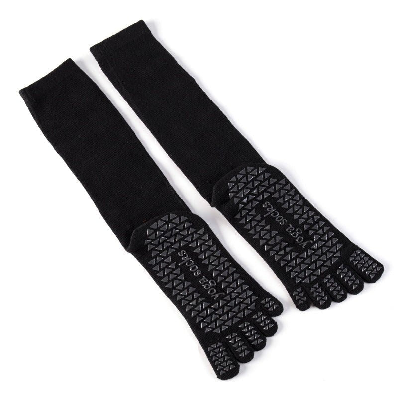 High Tube Five Finger Yoga Pilates Socks - Active Journey