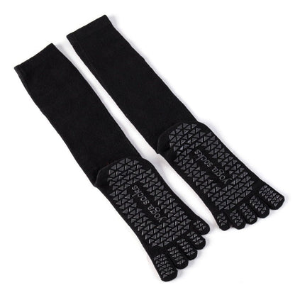 High Tube Five Finger Yoga Pilates Socks - Active Journey