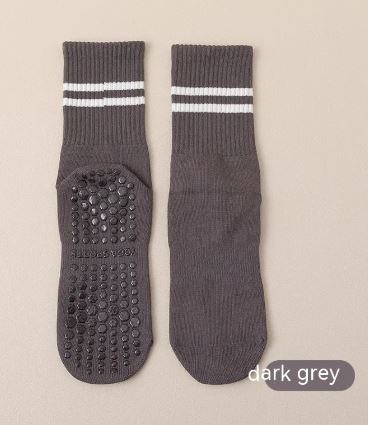 Mid-calf Pilates Socks with Grips - Active Journey