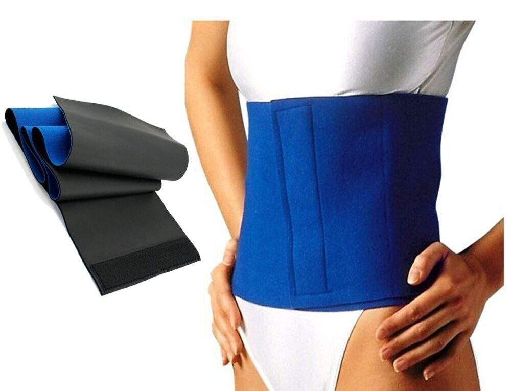 Waist Trimmer Belt Sweat Band Wrap Ab Stomach Weight Loss Fat Burner Slimming - Active Journey
